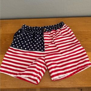 Chubbies Kids Red White and Blue Shorts